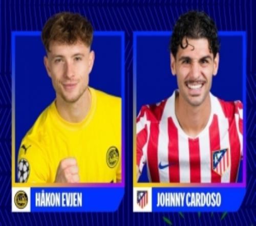 歐冠今日最佳進球候選：埃文森、卡爾多索進球在列