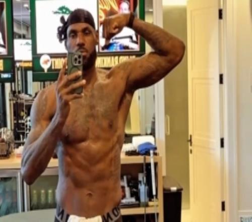 老驥伏櫪！詹姆斯曬早起健身訓練自拍：心懷感恩，幸福滿滿