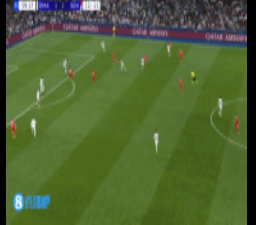 進(jìn)了就牛了！拉法席爾瓦突施冷箭一腳外腳背，擊中橫梁彈出