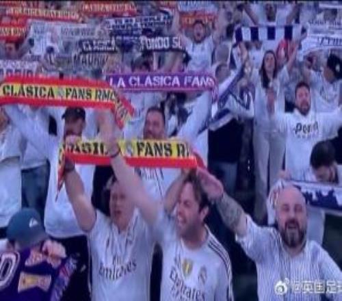 比賽期間，場(chǎng)外也有一群皇馬球迷做出納粹敬禮動(dòng)作，唱法西斯歌曲