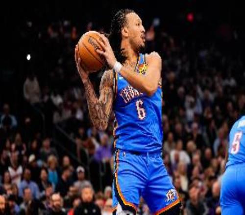 今天我當(dāng)家！雷霆多人缺陣杰林半場9中6砍16分6籃板撐起球隊