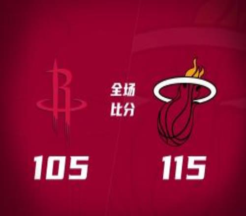 火箭不敵熱火杜蘭特空砍32+6+8申京14中6阿德巴約24+11