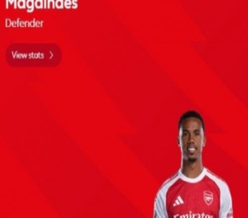 助攻薩利巴！英超官方：加布里埃爾當選阿森納21切爾西全場最佳