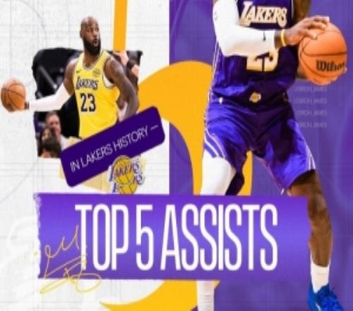 再迎隊史紀(jì)錄！詹姆斯湖人生涯3667次助攻超庫珀躋身隊史第五位