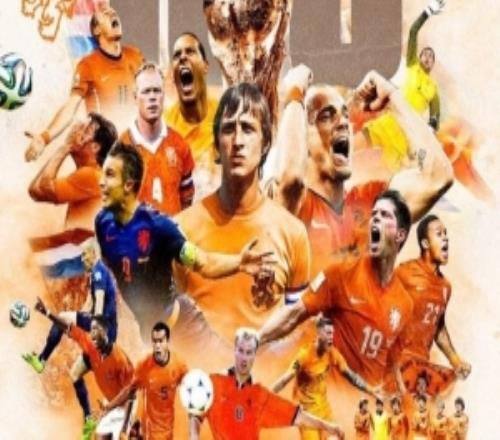 你能認(rèn)出幾個(gè)荷蘭隊(duì)曬名宿海報(bào)：世界杯還有100天就開始了！