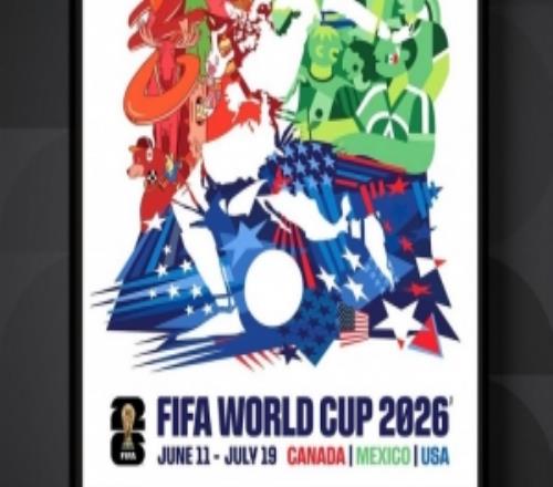 拼貼風格，三位藝術家共同設計！國際足聯發布世界杯官方海報