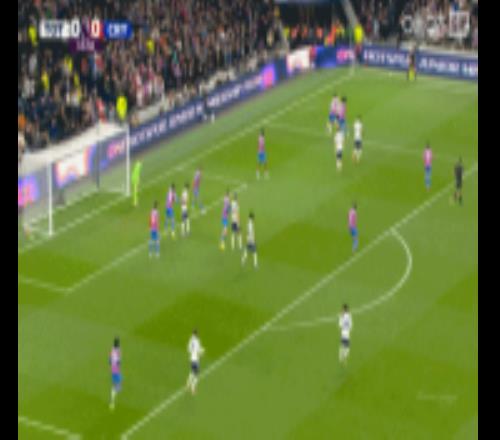 格雷助攻，索兰克包抄抢点破门！热刺10领先水晶宫