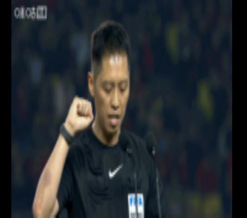 新賽季中超開(kāi)幕式，王迪、胡荷韜作為裁判、球員代表宣誓