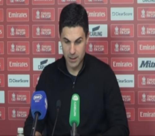 阿爾特塔：薩利巴受傷的是另一個(gè)腳踝，我想他將缺戰(zhàn)曼斯菲爾德