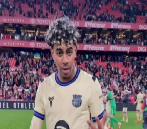 攻入全場(chǎng)唯一進(jìn)球！亞馬爾賽后再次做出三分入袋慶祝動(dòng)作