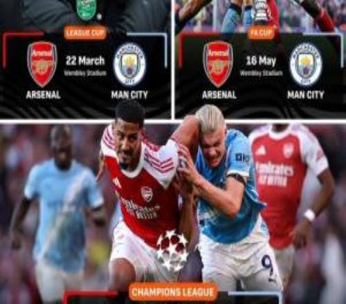 會成真嗎阿森納和曼城本賽季可能在3項杯賽決賽中相遇