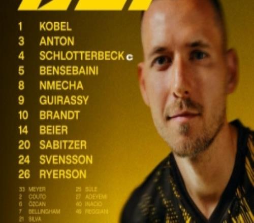 多特vs科隆首發：施洛特貝克領銜，布蘭特、薩比策出戰