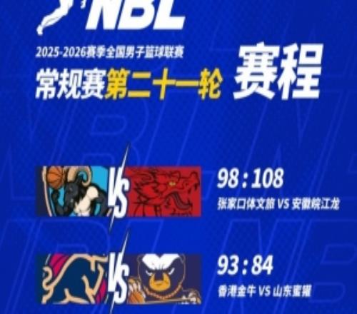 NBL常規(guī)賽第21輪第二個(gè)比賽日張家口體文旅主場不敵安徽皖江龍