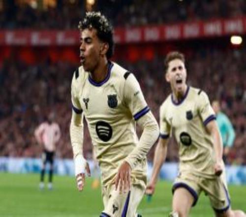 3連勝！巴薩10畢爾巴鄂競技4分領跑亞馬爾制勝佩德里助攻