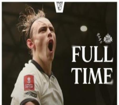 爆冷！英甲墊底維爾港10淘汰桑德蘭進(jìn)足總杯8強(qiáng)時(shí)隔72年再進(jìn)8強(qiáng)