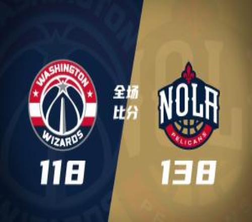 鵜鶘3人20+送奇才八連敗墨菲24+5吹楊17+8庫利巴利12中1