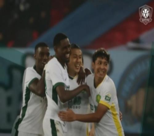 戰報法比奧、張玉寧破門北京國安20武漢三鎮