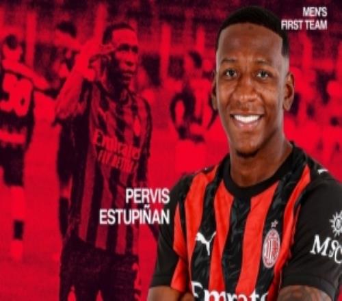 破門(mén)制勝！埃斯圖皮尼安當(dāng)選德比戰(zhàn)米蘭隊(duì)內(nèi)最佳球員