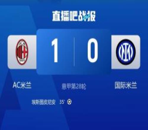 米蘭城還是你說(shuō)了算！米蘭雙殺國(guó)米獲德比三連勝+德比連續(xù)7場(chǎng)不敗