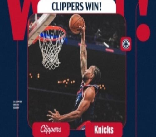 機(jī)器人穩(wěn)定輸出！快船官方曬贏球海報(bào)：倫納德單臂劈扣登上封面