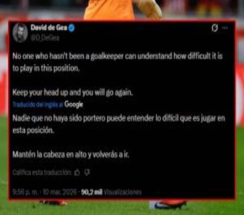 同行相惜！德赫亞社媒安慰金斯基：只有門將才知道多難抬起頭來