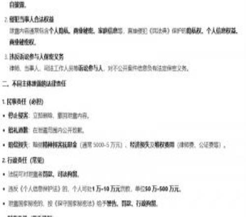 前IG分析師發(fā)布未公開的判決書截圖或因泄露隱私涉嫌違法