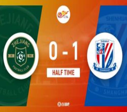 半場申花10浙江特謝拉遠射閃擊高天意中楣薛慶浩獻精彩撲救