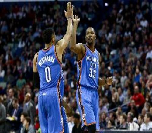 KD谈威少：从没见过人能跳那么高跑那么快这让我每场都充满信心