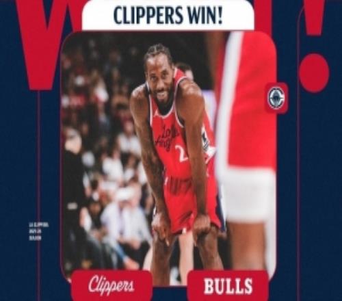 砍下全場最高28分！快船官方曬贏球海報(bào)：倫納德滿臉笑容上封面