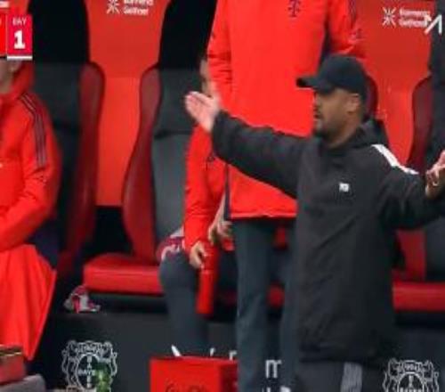 什么鬼見證迪亞斯被罰下后，孔帕尼揮拳+攤手表示不滿和不解