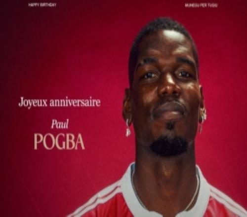 摩納哥祝博格巴33歲生日快樂，球員去年夏天加盟以來僅出場3次