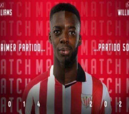 畢巴祝賀伊納基威廉姆斯：畢巴生涯500場，未來爭取更多紀(jì)錄！