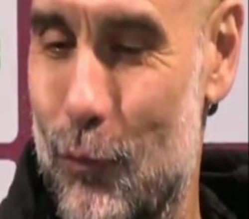 哈蘭德隱私部位是否受傷瓜帥露迷之笑容：希望他妻子今晚能開心