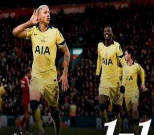 絕平紅軍！熱刺獲得近2個(gè)月第3個(gè)英超積分、圖多爾上任后英超首分