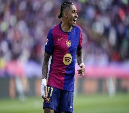 本賽季西甲8人上演帽子戲法，其中包括拉菲尼亞4人來自巴薩