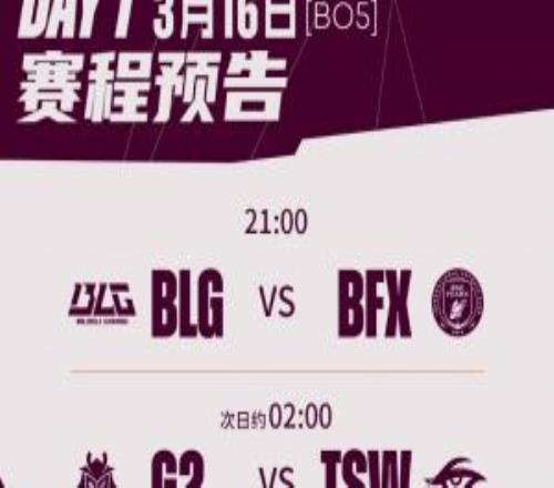 先鋒賽首日首發(fā)及選邊：BLG對(duì)陣BFX，首局BLG選擇紅色方，BP首選