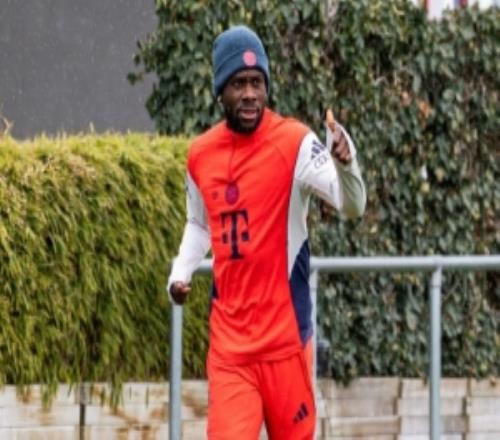 好消息！拜仁官方社媒曬照片，確認戴維斯今日恢復跑步訓練