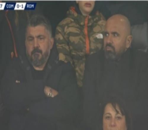 罗体：加图索现场观战科莫vs罗马，考察罗马球员的表现