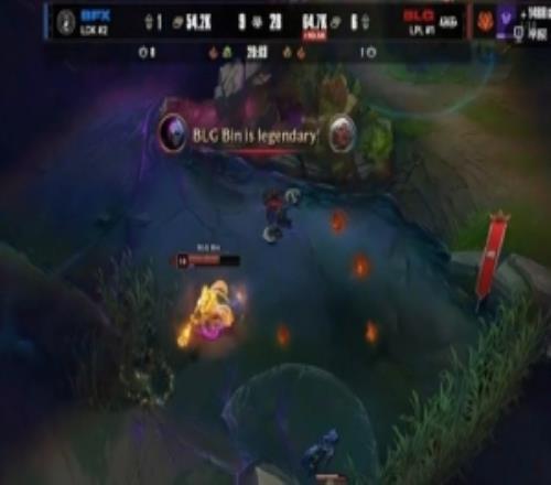 解说米勒看BLG10BFX：wocbin！第一把像战神！