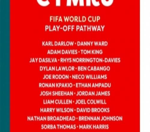 威尔士世预赛附加赛名单：哈里威尔逊、布伦南约翰逊在列