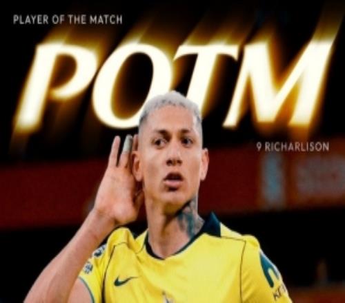 絕平！官方：里沙利松當(dāng)選熱刺客場(chǎng)11利物浦的隊(duì)內(nèi)最佳球員