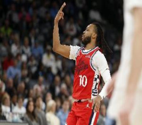 加蘭成快船隊(duì)史1989年以來(lái)單場(chǎng)拿到至少25分10助最年輕的后衛(wèi)