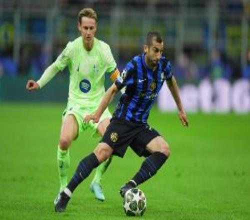 意天空：姆希塔良爭(zhēng)取在國(guó)際比賽日后復(fù)出，只用錯(cuò)過(guò)對(duì)陣佛羅倫薩