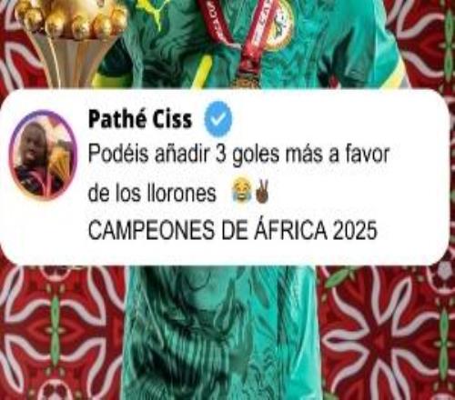 塞內(nèi)加爾國腳社媒多條更新狂噴：給愛哭鬼們再加三個球，哭個夠！