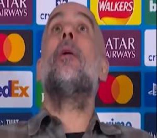 被追問曼城僅一座歐冠，瓜帥仰天長嘆：每個人都想解雇我是吧