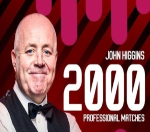 常青樹(shù)！希金斯成為首位完成2000場(chǎng)比賽的斯諾克選手，勝率69.4%