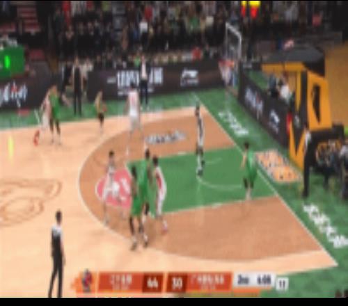 火力全开！王岚嵚和李晓旭相继飙中三分助辽宁将分差拉开到20分