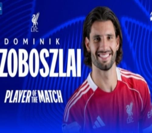 先拔頭籌，官方：索博斯洛伊當(dāng)選利物浦40加拉塔薩雷最佳球員