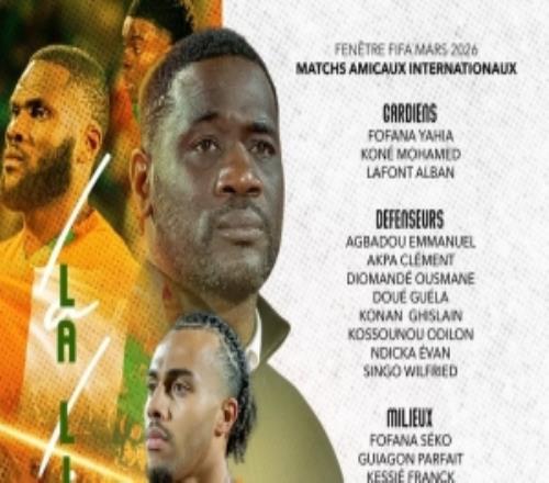 科特迪瓦名單：阿瑪?shù)碌蟻喡濉P(yáng)迪奧曼德、凱西、瓦希在列