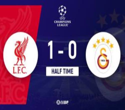 半場利物浦暫10總分11加拉塔薩雷索博破門薩拉赫失單刀+失點(diǎn)